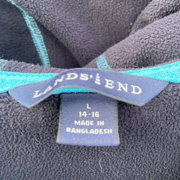 Lands' End Women's Long-Sleeved Zip-Up Hoodie SIZE 14-16 - Picture 10 of 10